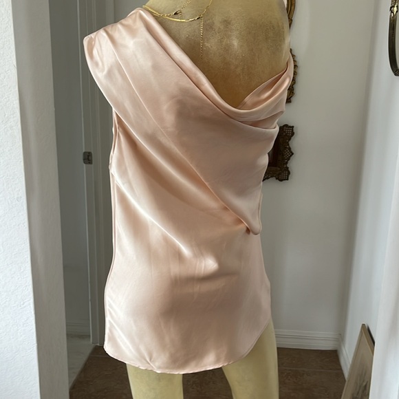 Acler Blush Pink Satin Dress - Picture 3 of 7